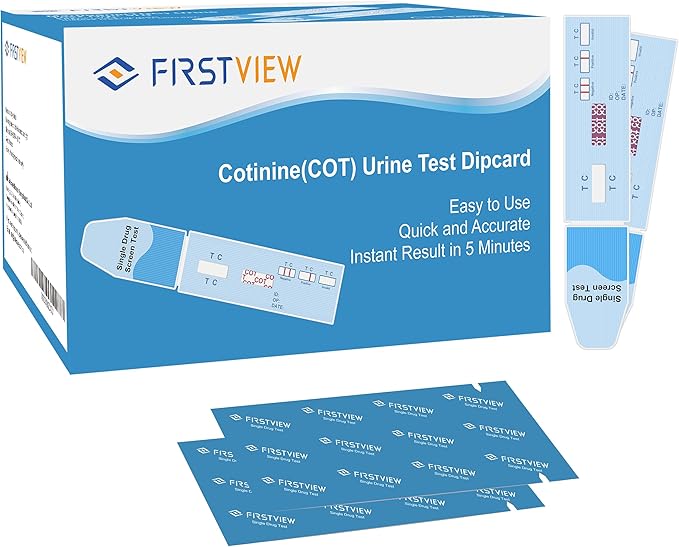 Nicotine Test Kit at Home - Highly Sensitive Nicotine Urine Test Strips for Home - Continine Tobacco Urine Test Strips Detection at 200 ng/mL - Rapid Nicotine Urine Test Kit - 15 Pack