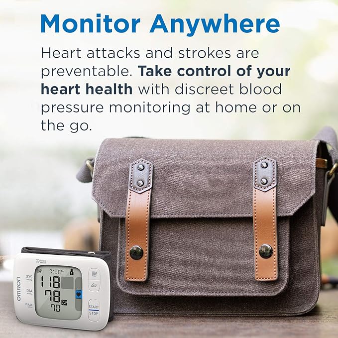 OMRON Gold Wireless Wrist Blood Pressure Monitor for Home Use - #1 Doctor & Pharmacist Recommended Brand - Clinically Validated - Connect App