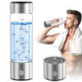Hydrogen Water Bottle, 3Min 2200PPB Rapid Hydrogen Water Generator -SPE PEM Tech, 14OZ Portable Hydro Water Machine, Health Care Gifts for Husband, Wife, Family, Friends, Travel
