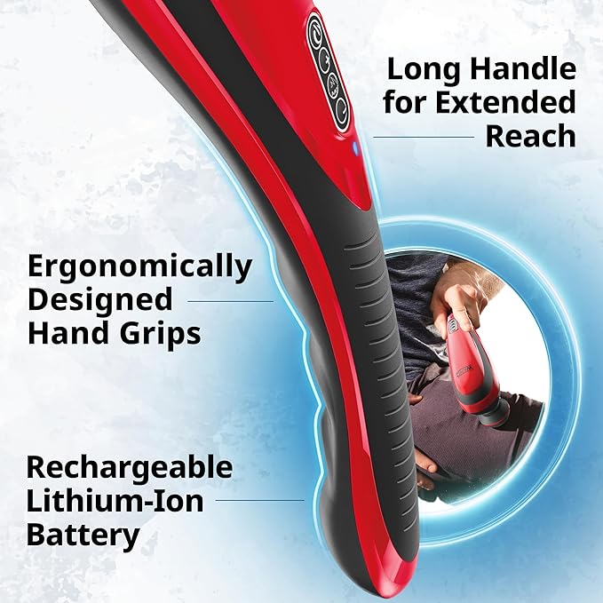 Wahl Cordless Lithium Ion Deep Tissue + Percussion Massager for Neck and Shoulder Pain, Massage Tool with 5 Modes & Attachments That Provide Joint and Sciatica Pain Relief, FSA Eligible – 3025692