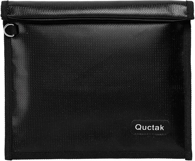 Faraday Bag, Signal Isolation Bag for Phones, Fireproof Shield Pouch, Prevents Hacking,Tracking,and NFC/WiFi/Bluetooth for Tablets, Phones, Key Fobs (9.8"X11", Black)