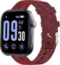 Lamshaw GTX12 Smart Watches Band, 22mm Breathable Nylon Woven Fabric Replacement Accessory Strap Compatible for Fitpolo GTX12, ENOMIR GTX12, Tensky GTX12, uaue T60, QXQ T60, QCOQ T60 Smart Watches