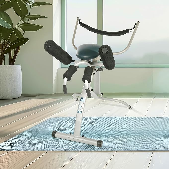 Stamina InLine Traction Control System, Back Pain Relief & Spine Decompression Machine - Stretching and Exercise Equipment for Home and Gym Workout - Portable Lower Body Fitness Stretcher