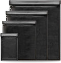 Faraday Bags, Waterproof Fireproof Money Bag for Cash, Important Document Storage Organizer for Valuables, Legal Documents Safe, Fireproof & Waterproof (Black)