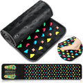 BBTO Foot Massage Mat Reflexology Walk Stone Road for Acupressure Foot Massage Acupoint Mat for Long Sitting Elderly Students and Office Workers(68.9 x 13.78 Inches)