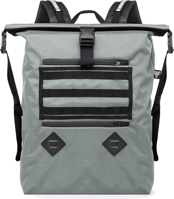 Xtreme Sight Line ~ AQUA RT ~ Large Water-Proof Faraday Backpack for Laptops, Tablets, and Mid-Size Electronics ~ Tracking/Hacking Defense ~ Fits most laptops up to 17" ~ Silver