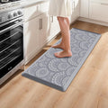 Mattitude Kitchen Mat, 17.3x39in Heavy Duty Ergonomic Comfort Foam Standing Desk Mat, Waterproof Non-Slip Standing Mats and Rugs for Kitchen, Office, Laundry, Grey