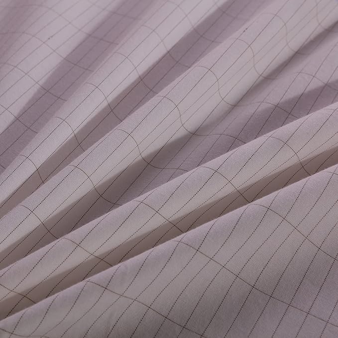 OKOHEY Grounding Fitted Sheets with 15ft Earthing Cord, Full Size, 90% Organic Cotton + 10% Silver Fiber, Soft & Breathable Grounded Sheet for Better Sleep and Enhanced Wellness, White