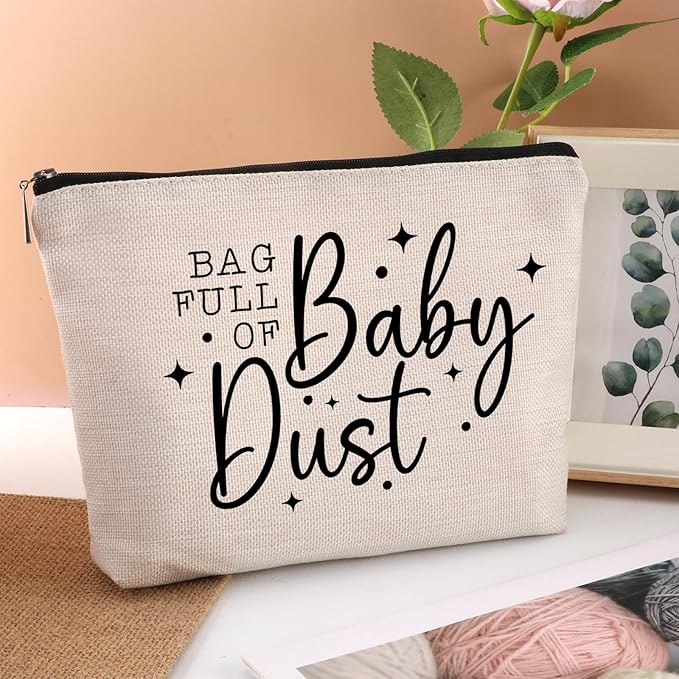 Baby Dust IVF Warrior Makeup Bag - IVF Medication Organizer - TTC & IUI Gifts