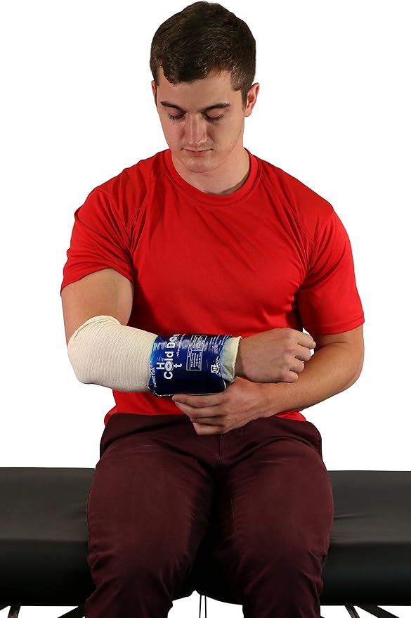 Relief Pak 11-1531 Donut Cold and Hot Compression Sleeve, Small
