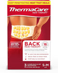 ThermaCare Advanced Back & Hip HeatWraps - Long-Lasting, Disposable Heat Therapy for Lower Back Pain, Muscle Soreness, & Herniated Discs - Drug-Free (S-M, Pack of 3)
