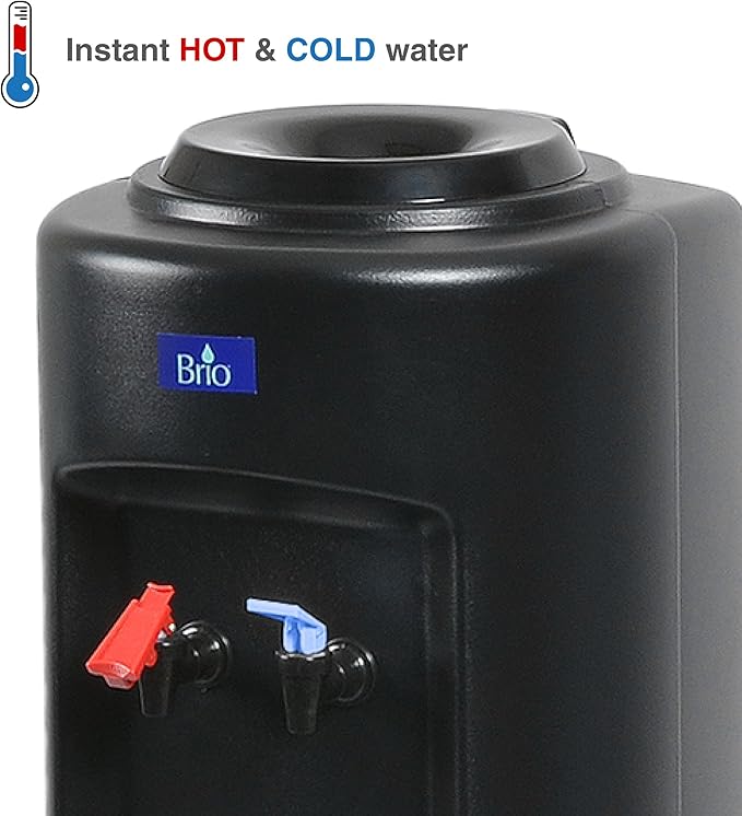 Brio CL520 Commercial Grade Hot and Cold Top Load Water Dispenser Cooler - Essential Series