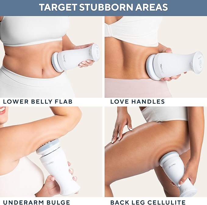 Vibro Sculpt Pro Body Sculpting Machine – Handheld Lymphatic Drainage Massager & Anti Cellulite Massager – Body Contouring Device & Skin Tightening Device for Stomach, Legs & Arms