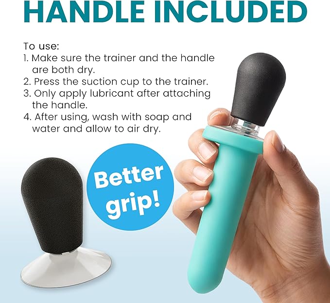 Soul Source | Silicone Wand Set Pelvic Floor Trainer | Progressive Comfort & Strength | with Travel Pouch and Handle (Full Set)