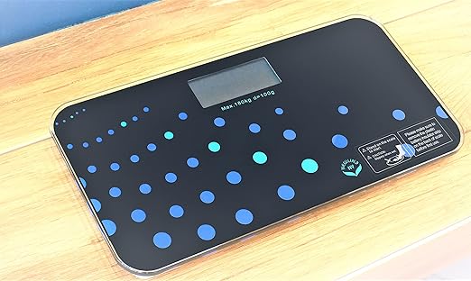 NewlineNY 700 Series Mini Travel Digital Bathroom Scales (no Sleeve) (Trendy Wave)