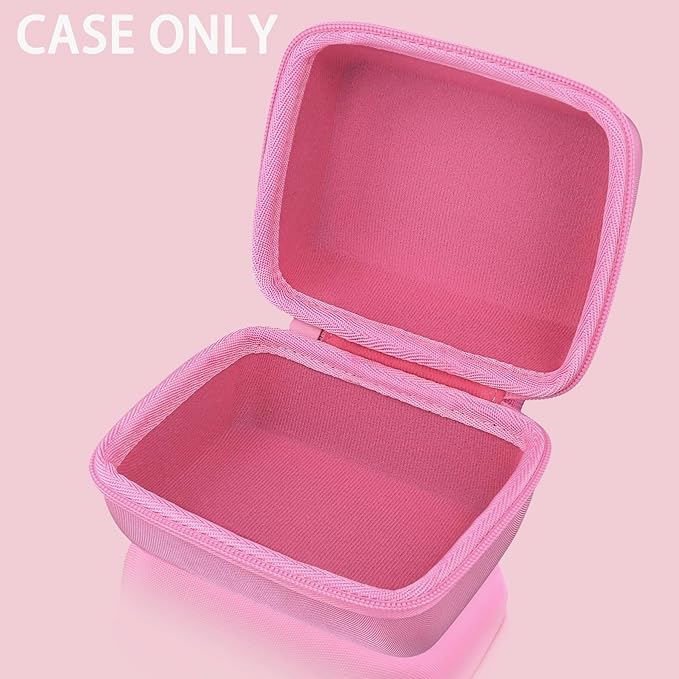 co2CREA Hard Case Replacement for OMRON Evolv Bluetooth Wireless Upper Arm Blood Pressure Monitor BP7000 HEM-7600T-BK (Pink Case)