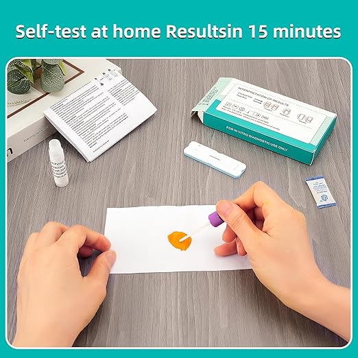 H. Pylori Helicobacter Pylori Stool 4 Test Kit, 10-15 Minutes, Highly Accurate, Easy to Use, Home Testing, No Lab Visit Required