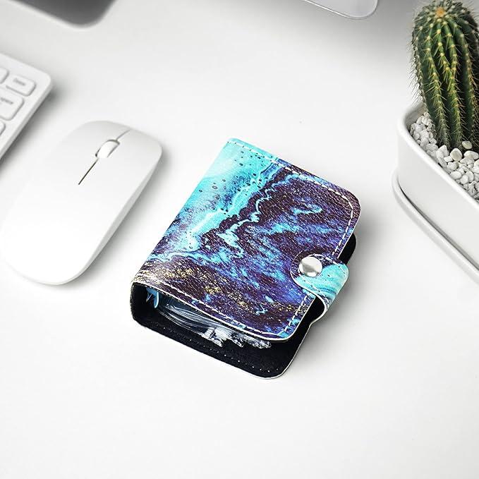Pill Organizer,Pill Pouches Clear Plastic Pill Bags Self Sealing Travel Medicine Organizer Storage(1-Blue Quicksand)