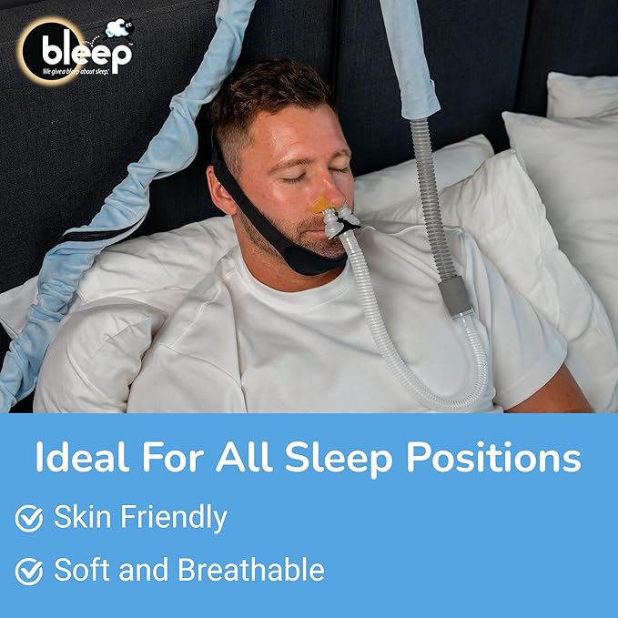 Bleep Eclipse Magnetic Mask Replacement Kit | Secure MagSeal Technology | No Headgear | One-Size-Fits-All | Durable, Lightweight Made in USA | CPAP Mask | CPAP Accessories | Sleep Apnea Masks