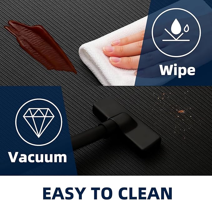 Kitchen Mat Cushioned Anti Fatigue, 0.75" Waterproof,Non Slip Kitchen Rugs, Memory Foam Comfort Mat for Standing at Home,Office,Sink,Laundry(20"x71" Black)
