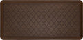 Tempur-Pedic Ultra Comfort Anti-Fatigue Lattice Copper 1' 8" x 3' 6" Kitchen Floor Mat Cushioned Ergonomic Standing Desk Mat Waterproof Non-Skid Foam