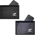 Faraday Bag Anti-Tracking GPS RFID Car Key Signal Blocker Wallet Shielding Pouch Protective Case for Cell Phone Car Key FOB, Data Privacy, Electronic Device Security (2 Pack - Black and Gray)