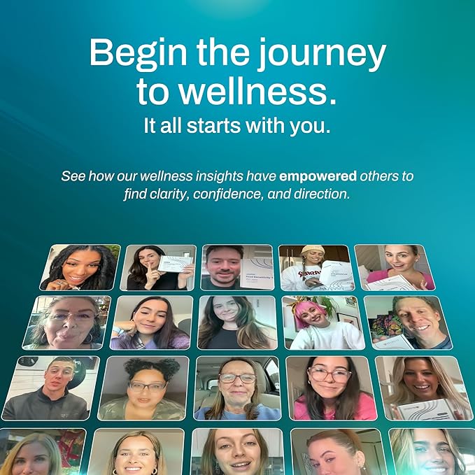 AFIL Upgraded 750+ Foods, Drinks, Vitamins, at-Home Wellness Test Kit, Trusted Hair Analysis for Adults & Kids, at-Home Health Non-Invasive, Gluten Wellness Insights