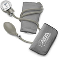 ASA TECHMED Manual Blood Pressure Monitor - Aneroid Sphygmomanometer for Nurses, Universal Standard Blood Pressure Cuff, Nurse Essentials with High-Molecular Velcro Nylon Arm Cuff (Light Grey)
