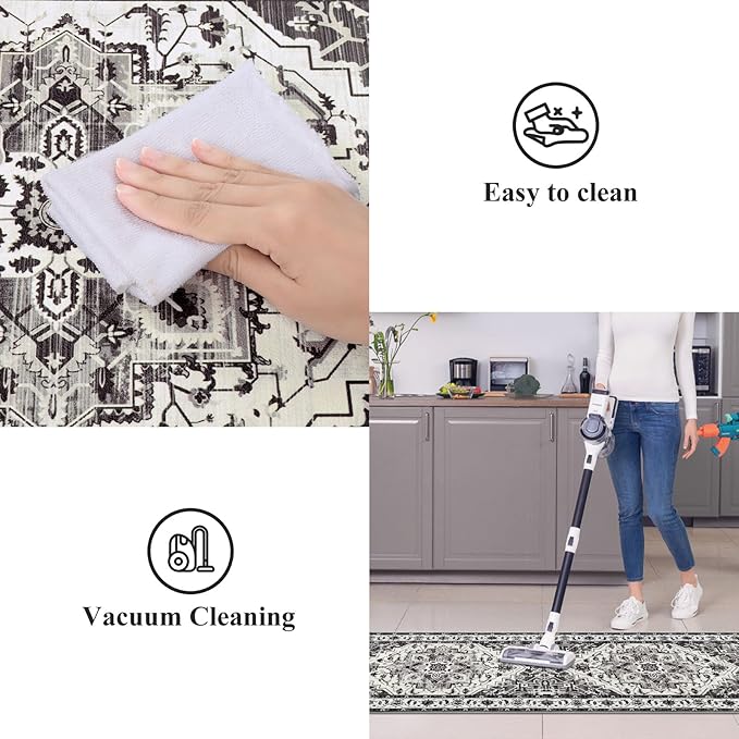 Cushioned Kitchen Rug Sets 3 Piece Anti Fatigue Kitchen Mats for Floor Non Slip Waterproof Kitchen Rugs and Mats Comfort Standing Mat Runner for Home Office,Sink,Laundry