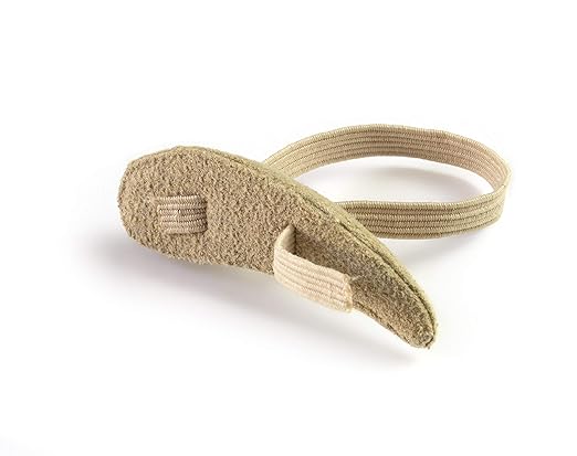 Steins Hammer Toe Crest Cushion and Buttress Pad Reduces Pressure from Calluses and Hammer Toes, Small Left, Beige, 3 Count