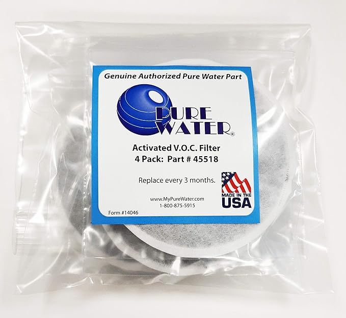 4-Pack of Carbon Filters for the Mini Classic CT Water Distiller