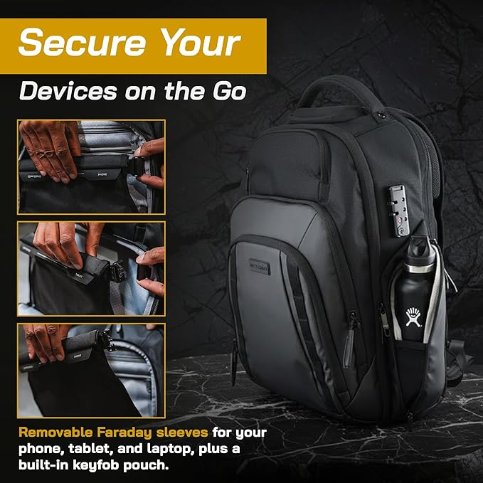 OFFGRID EMP Proof Backpack PRO for Laptops & Devices, Military Grade Data Protection & Privacy Bag (Standard)