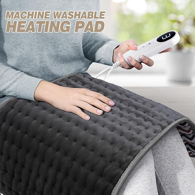 Heating Pad Christmas Gifts for Women, Mom, Men, Dad, Heat Pads for Back Pain Relief, Cramps, Neck, Shoulder,Waist,Abdomen, Gifts for Valentines Day, Mothers Day, Fathers Day, Machine Washable