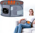 47-67" Electric Heating Pads for Back Pain,Cordless Heating Pad for Lower Back Massager,Lumbar Support Heated Brace,5 Vibration&3 Heat Portable Waist Wrap Belt for Cramps,Gift for Men Women