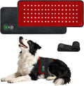 Pets Red Light Therapy Belt, LED Infrared Light Therapy for Dogs and Cats with 80 LEDs 660nm and 850nm Red,Wearable Device for Pain Relief