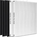 AP-1512HH True HEPA Replacement filter, Compatible with Coway Airmega AP-1512HH, AP-1512HH-FP, AP-1518R, AP-1519P, Item NO #3304899 (2 HEPA Filters + 4 Odor Pre-filters)