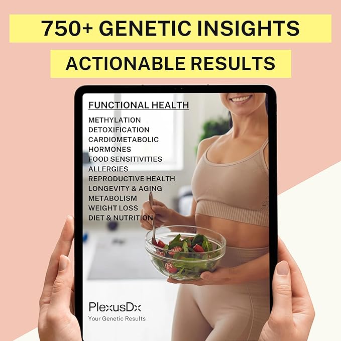 Genetic Methylation Test & Functional Health DNA Test | 750+ DNA Reports Including MTHFR, Cardiovascular, Nutrition, Gut Health, Hormones, Microbiome | Supplement & Diet Recommendations