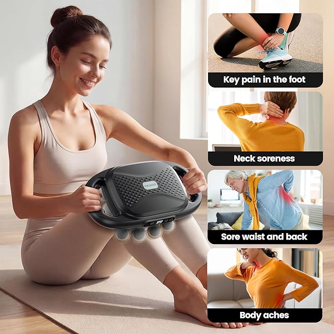 16 Head Massage Gun Deep Tissue Percussion Massager for Pain Relief, 3600mAh Long Battery Life Muscle Massager with 99 Intensities & 9 Modes, Ultra-Quiet Electric Back Massager Gifts for Men