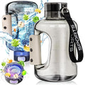 Hydrogen Water Bottle, 50.7oz/1.5L Large Hydrogen Water Bottle Generator, Ion Bottle Improve Water Quality in 3 Minutes, Water Ionizer Machine Suitable for Travel and Fitness Drinking(Black)