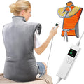 24''×37'' Heating Pad for Neck and Shoulders and Back Pain Relief, Electric Extra Large Heating Pad with 6 Temperature Settings & 4 Auto-Off Timers,Thoughtful Gift for Women, Men,The Elderly