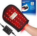 Red Light Therapy Device Mitten with 880nm Infrared Light Therapy Pulse Mode for Hand Finger Body, New Flat LED Lights Pain Relief Muscle Relax Home Office Use Gift for Men & Women