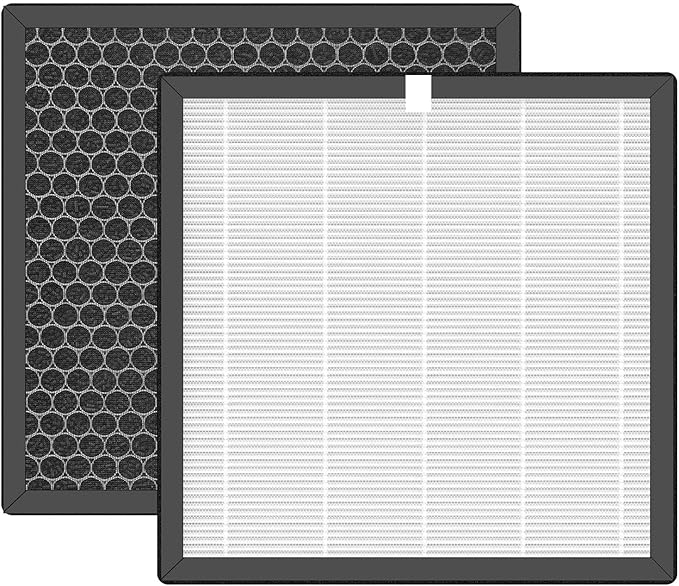 AP2410 Filter for Air Purifier Compatible with DBFIT AP2410 Air Purifier- H13 HEPA Filters, 3-Stage Filtration Activated Carbon,2-Pack