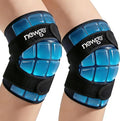 NEWGO 360° Knee Ice Pack Wrap, 60 Minutes Extended Cold Therapy with Ice Grid Gel, Ergonomic Y-Shape Snug Fit for Sports & Surgery Recovery, Swelling, Leak-Resistant, Reusable Design - 2 Pack