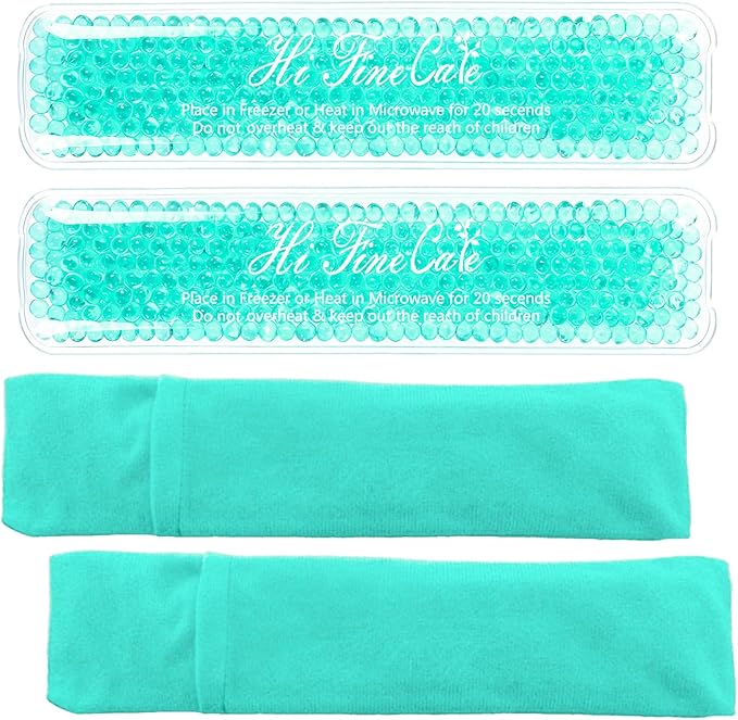 Perineal Cooling Pad for Postpartum Recovery, Extra Durable Gel Cold Packs for Hemorrhoids & C-Section Relief, 2 Reusable Ice Packs & 2 Washable Covers, New Mom Gift