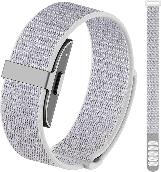 Nylon Loop Sport Replacement Bands Compatible with Hume Health Band, Soft Breathable Adjustable Wrist Band for Hume Band Replacement Strap Wristband for Fitness Tracker Women Men