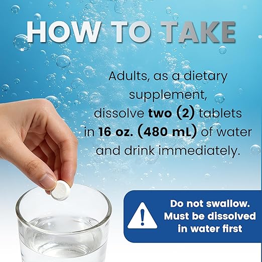 Hydrogen Water Tablets, Molecular Hydrogen Tablets with Magnesium, 12PM h2 Molecular Hydrogen, Supports Cellular Health, Oxidative Balance, Focus & Vitality, 60 Counts