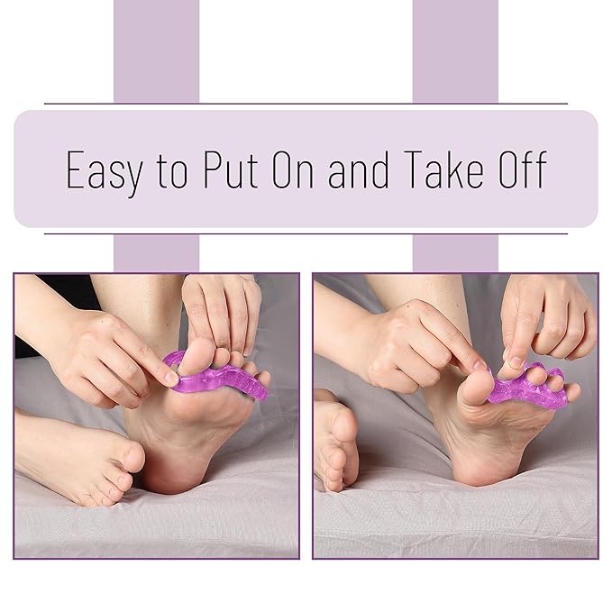 Dr. JK- ToePal Gel Toe Separator, 2 Pairs, Toe Spacers, Bunion Corrector