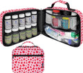 Large Pill Bottle Organizer - 10 Pockets Medicine Bag for Travel & Home Storage - Hearts