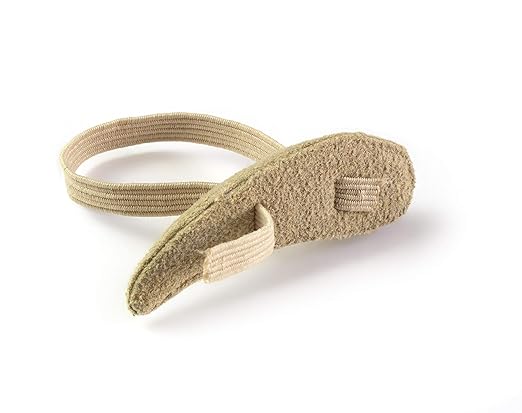 Steins Hammer Toe Crest Cushion and Buttress Pad Reduces Pressure from Calluses and Hammer Toes, Small Right, Beige, 3 Count (Pack of 2)