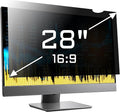 ZYY 28 Inch(diagonal) Computer Privacy Screen Filter (24 1/2 × 13 1/2) With Anti Glare,Blocks 96% UV,Anti Scratch Privacy Screen Protector Film 16:9 Aspect Ratio For Desktop Computer Monitor